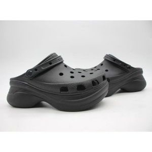 Crocs 206302 Classic Bae Clog Black Women's Size 8 Clogs Platform Shoes Sandals